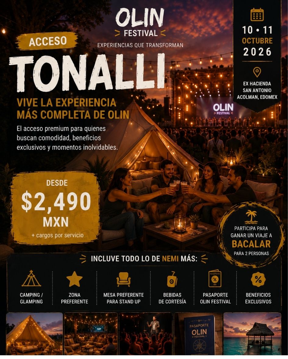 Acceso TONALLI | OLIN Festival 2026